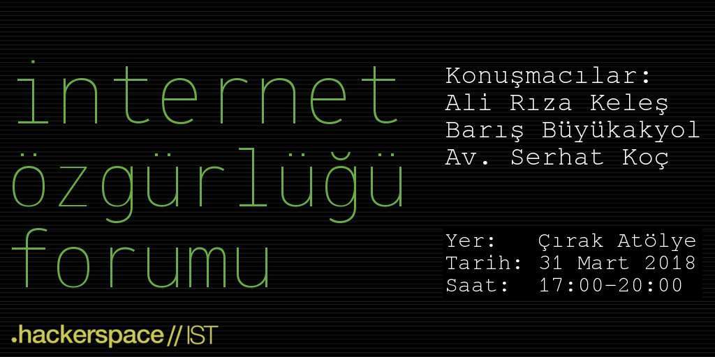İstanbul’da İnternet Özgürlüğü Forumu Düzenleniyor